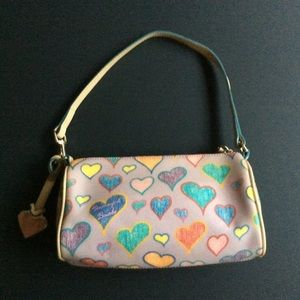 Dooney and Bourke Mini Barrel Bag Hearts